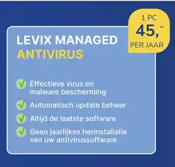 Levix Computershop LEVIX MANAGED ANTIVIRUS aanbieding