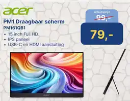 Levix Computershop acer PM1 Draagbaar scherm PM1610B1 aanbieding
