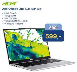 Levix Computershop Acer Aspire Lite AL15-53P-579F aanbieding