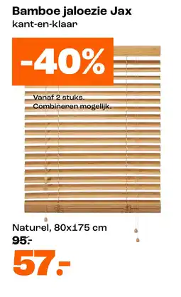 Kwantum Bekijk bamboe jaloezie Jax aanbieding