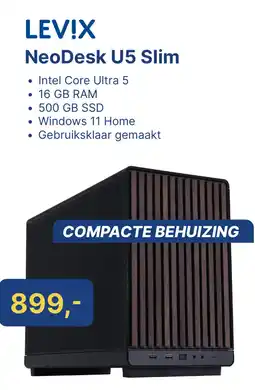 Levix Computershop LEVIX NeoDesk U5 Slim aanbieding