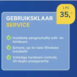 Levix Computershop GEBRUIKSKLAAR SERVICE aanbieding