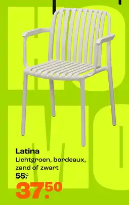 Kwantum Bekijk tuinstoel Latina aanbieding