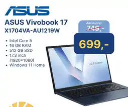 Levix Computershop ASUS Vivobook 17 X1704VA-AU1219W aanbieding