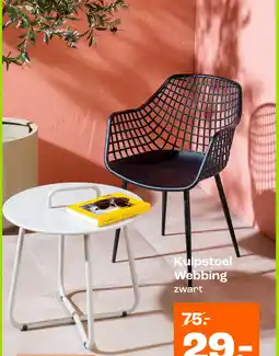 Kwantum Bekijk kuipstoel Webbing aanbieding
