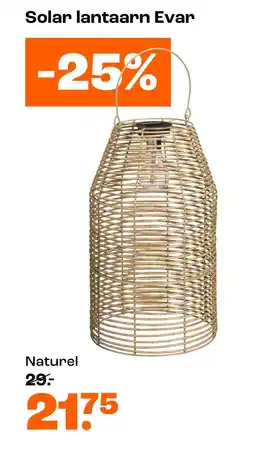 Kwantum Bekijk solar lantaarn Evar aanbieding