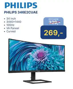 Levix Computershop PHILIPS 346E2CUAE aanbieding