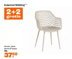 Kwantum Bekijk kuipstoel Webbing aanbieding