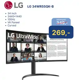 Levix Computershop LG 34WR55QK-B aanbieding