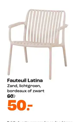 Kwantum Bekijk fauteuil Latina aanbieding