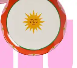 Kwantum Bekijk gebaksbordje Zon aanbieding