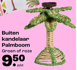 Kwantum Bekijk buiten kandelaar Palmboom aanbieding