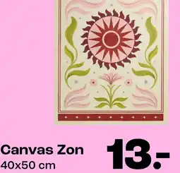 Kwantum Bekijk canvas Zon aanbieding