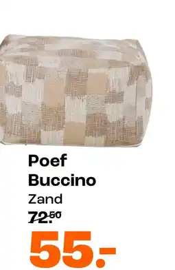 Kwantum Bekijk poef Buccino aanbieding