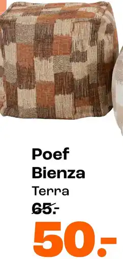 Kwantum Bekijk poef Bienza aanbieding