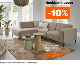 Kwantum Bekijk hoekbank Lecce aanbieding