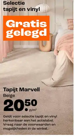 Kwantum Bekijk tapijt Marvell aanbieding