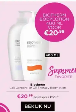 ICI Paris XL Biotherm aanbieding