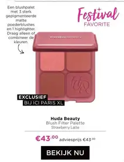 ICI Paris XL Huda Beauty aanbieding