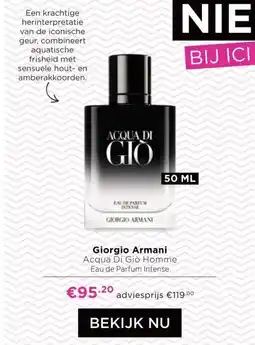 ICI Paris XL Giorgio Armani aanbieding