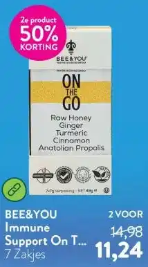 Holland & Barrett Immune Support On The Go - 7 sachets aanbieding