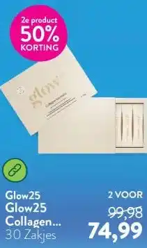 Holland & Barrett Glow25 Collagen Intensive Sticks – 30x2,5g aanbieding