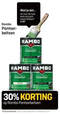 Hubo Rambo Pantser- beitsen aanbieding