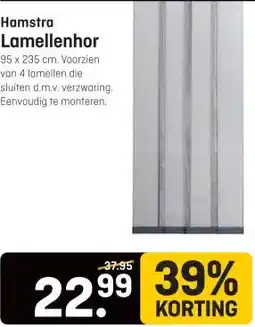 Hubo Hamstra Lamellenhor aanbieding
