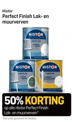 Hubo Histor Perfect Finish Lak- en muurverven aanbieding