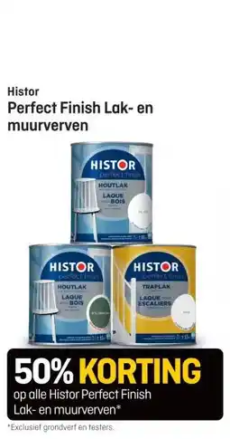 Hubo Histor Perfect Finish Lak- en muurverven aanbieding