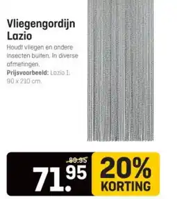 Hubo Vliegengordijn Lazio aanbieding
