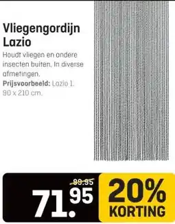 Hubo Vliegengordijn Lazio aanbieding