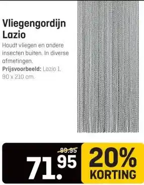 Vliegengordijn Lazio