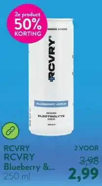 Holland & Barrett RCVRY Blueberry & Apple Electrolyte Drink aanbieding