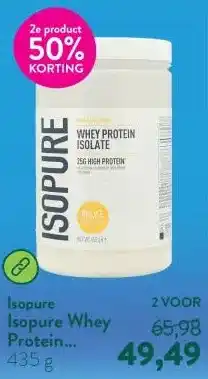 Holland & Barrett Isopure Whey Protein Isolate Vanilla Flavour aanbieding
