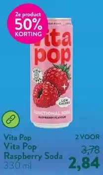 Holland & Barrett Vita Pop Raspberry Soda aanbieding