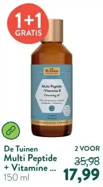 Holland & Barrett Multi Peptide + Vitamine E Cleansing oil aanbieding