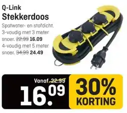 Hubo Q-Link Stekkerdoos aanbieding