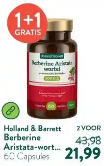 Holland & Barrett Berberine Aristata-wortel 500 mg aanbieding