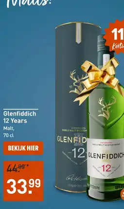 Gall & Gall Glenfiddich 12 Years 70CL aanbieding