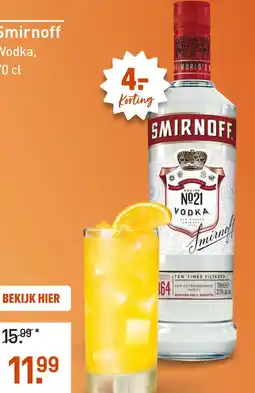 Gall & Gall Smirnoff 70CL aanbieding