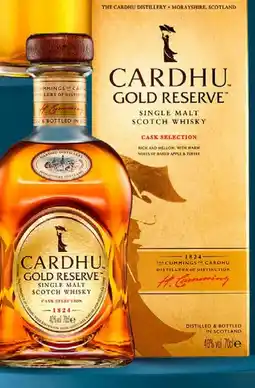 Gall & Gall Cardhu Gold Reserve 70CL aanbieding