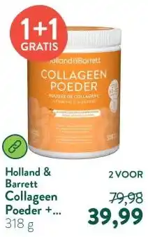 Holland & Barrett Collageen Poeder + Vitamine C & Biotine - 318g aanbieding