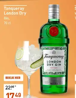 Gall & Gall Tanqueray London Dry 70CL aanbieding