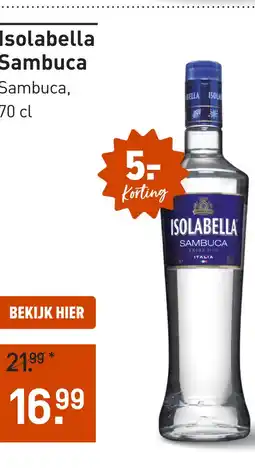 Gall & Gall Isolabella Sambuca 70CL aanbieding