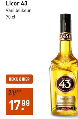 Gall & Gall Licor 43 70CL aanbieding