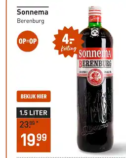 Gall & Gall Sonnema Berenburg 150CL aanbieding