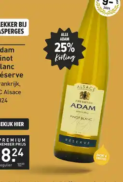 Gall & Gall Adam Pinot Blanc Réserve 75CL aanbieding