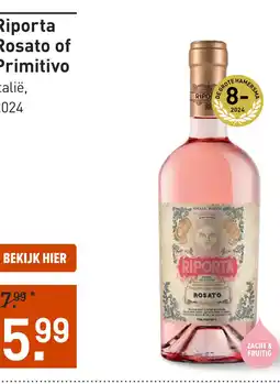 Gall & Gall Riporta Rosato 75CL aanbieding
