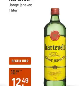 Gall & Gall Hartevelt Jonge Jenever 100CL aanbieding